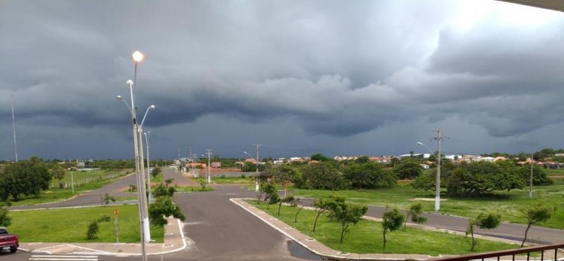Previsão de chuva em quase todo o Piauí — Foto: Claudia Oliveira