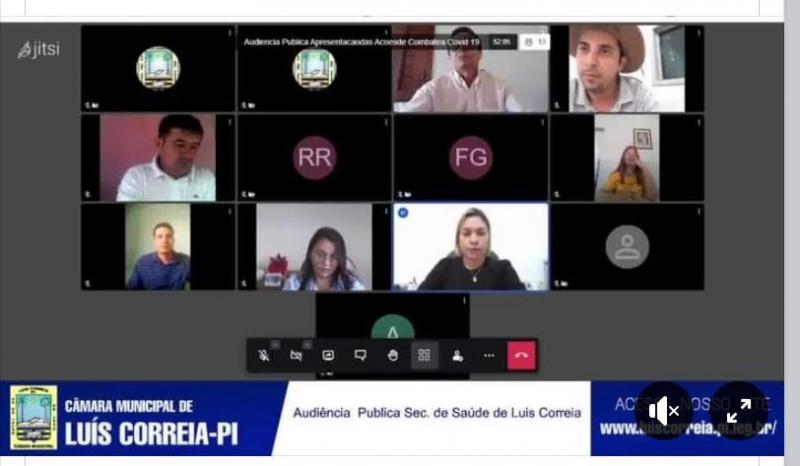 Audiência pública on-line