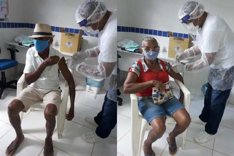 Vacinação da Covid-19 de Grupos de Maior Idade