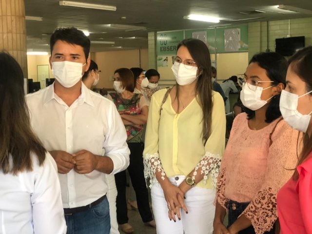 Membros da SMS realizaram visita técnica na SESAPI. (Foto: Arquivo Pessoal).