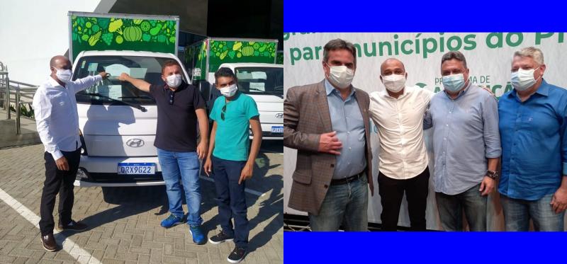 Prefeito recebe caminhão baú para Agricultura do município de Cabeceiras