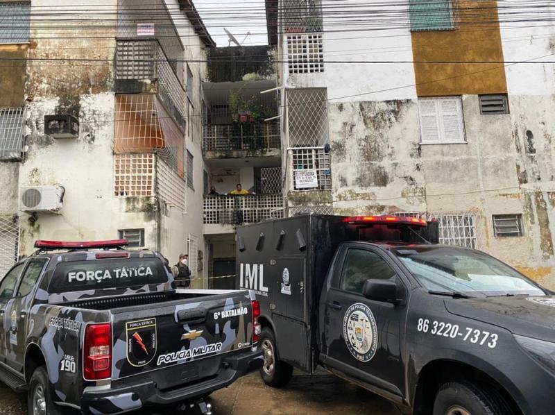 Segundo homicídio registrado em menos de 24 horas no bairro Morada Nova, Zona Sul de Teresina — Foto: Anielle Brandão /TV Clube