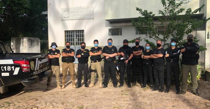 Operação Tríade: suspeito de integrar facção criminosa do Distrito Federal é preso no Piauí — Foto: Divulgação/Policia Civil