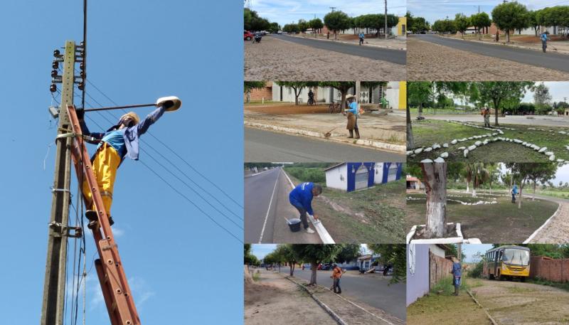 Serviços de limpeza e manutenção na iluminação pública