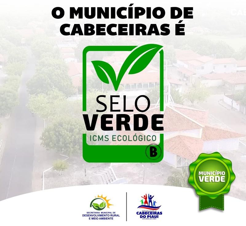 Cabeceiras conquista o Selo Ambiental - ICMS Ecológico 2021