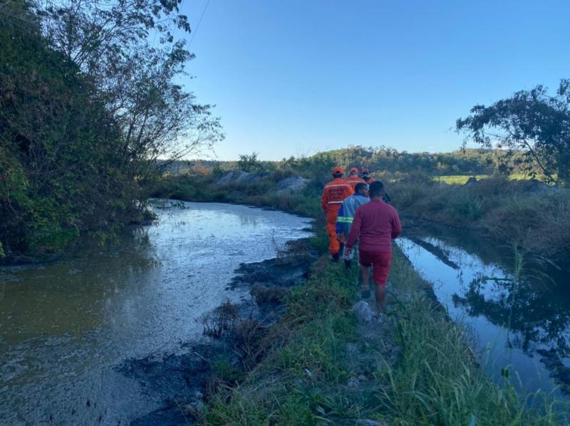Corpo de Bombeiros faz buscas para localizar vítima desaparecida — Foto: Divulgação /Corpo de Bombeiros