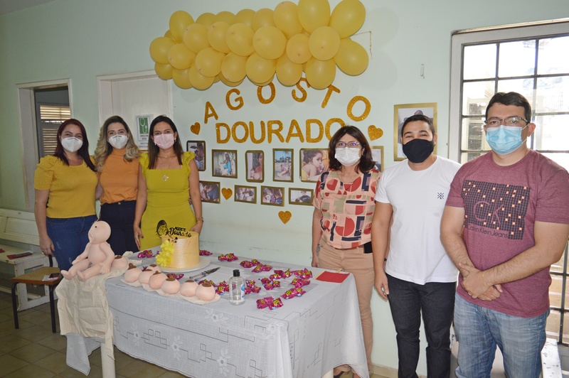 Ação contou com palestras e orientações sobre a importância da amamentação nos 6 primeiros meses de vida do bebê. (Foto: Isael Pereira).
