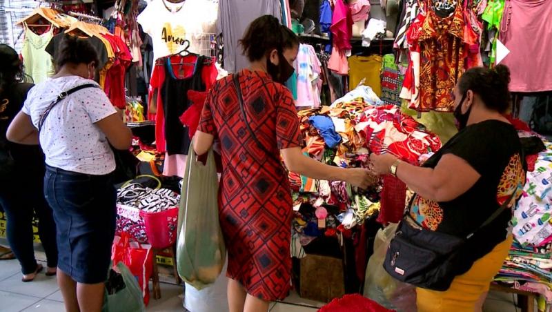 Lojas no Centro e bairros de Teresina voltam a funcionar a partir de 18h — Foto: Reprodução/TV Clube