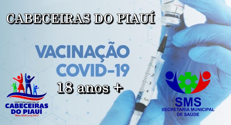 Vacinação da Covid-19 para pessoas de 18 anos a mais