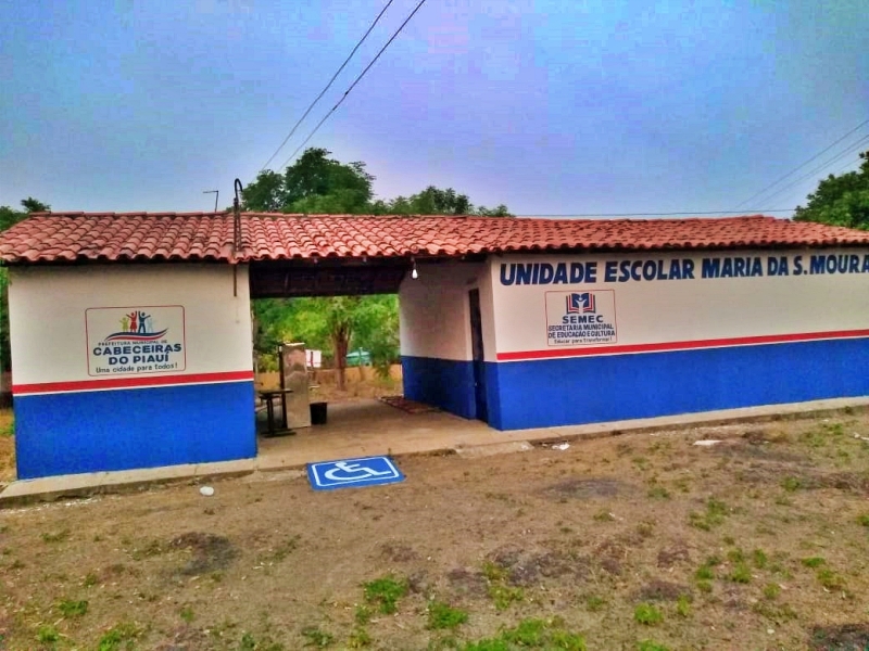 Reforma da U. E. Maria da Silva Moura, da localidade Cajueiro