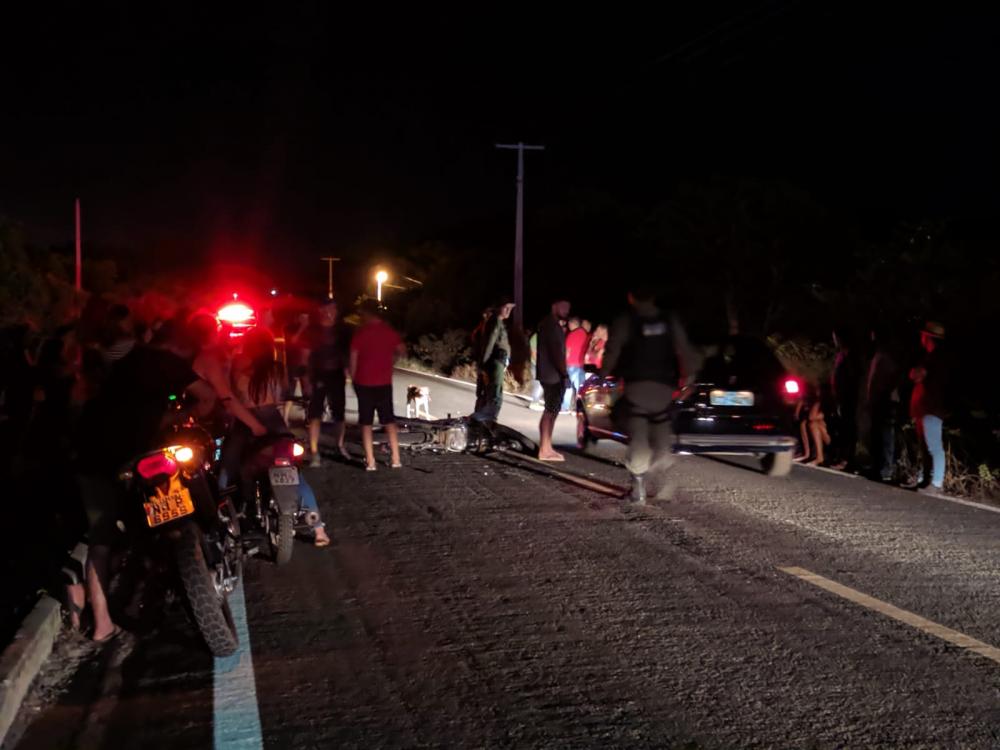 Quatro pessoas morrem ao serem atropeladas por caminhão na rodovia BR-020, no Piauí — Foto: Reprodução