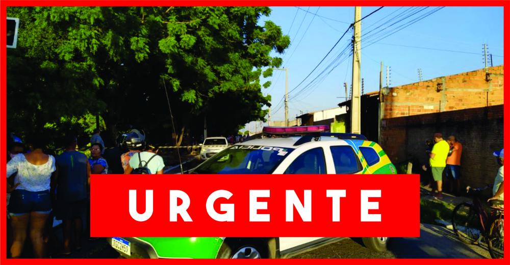 Jovem é morto a tiros no bairro Poti Velho — Foto: Kelvyn Coutinho /Rede Clube