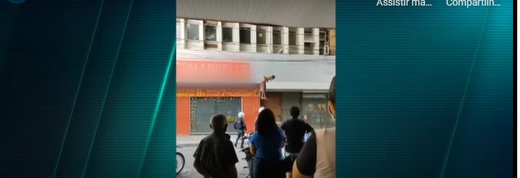 Homem tenta furtar ar-condicionado de loja no centro de Teresina e dorme no local