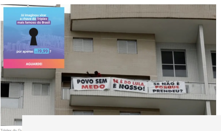 Dono sorteia Triplex do Guarujá por R$ 19,99 na internet