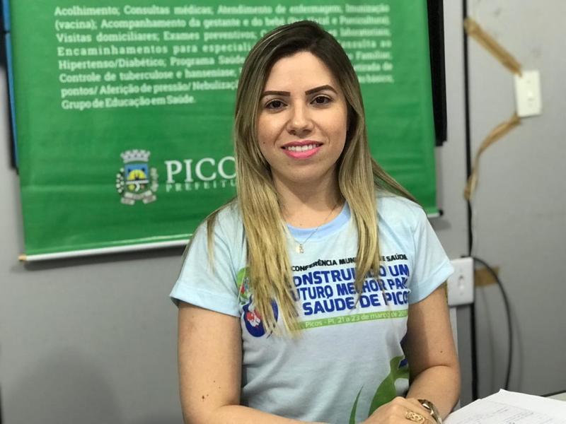 Coordenadora da Atenção Básica, Ionara Holanda