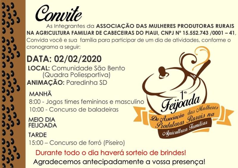 Foto convite do evento
