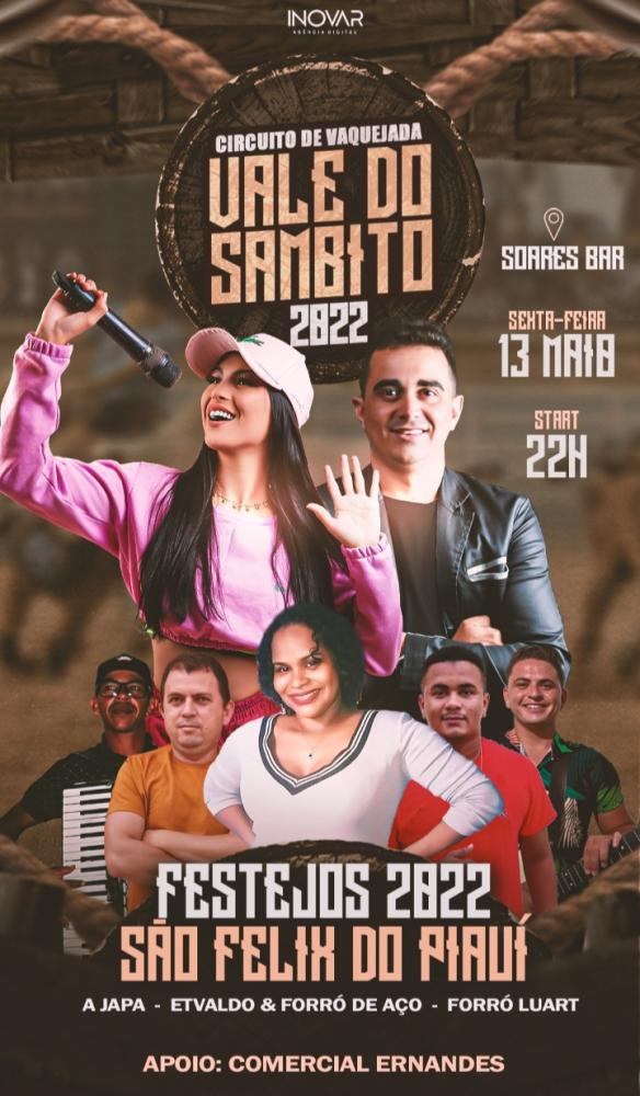 FESTEJOS 2022 DE SÃO FÉLIX DO PIAUÍ 