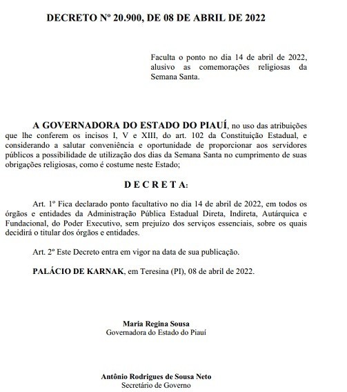 Foto: Reprodução/Secom Piauí