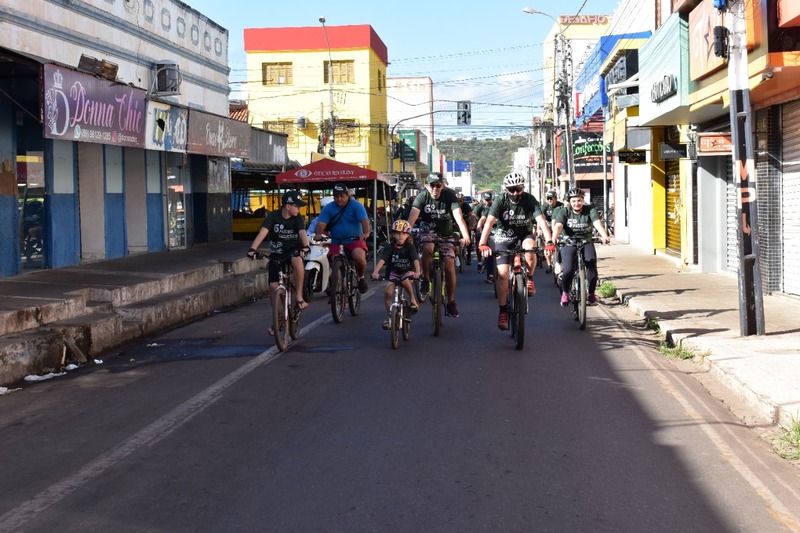 O 6° passeio ciclístico passou por diversos pontos da zona urbana e rural de Picos (Foto: Wagner Avelino)