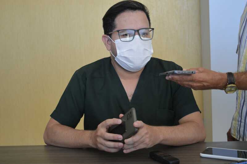 Coordenador da Vigilância Epidemiológica, Robsoncley Viana, (Foto: Jackelany Vasconcelos)