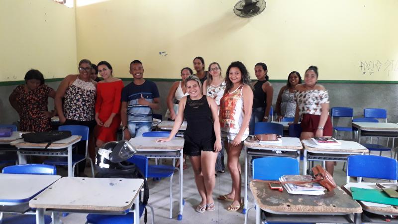 Estudantes de pedagogia em União PI 