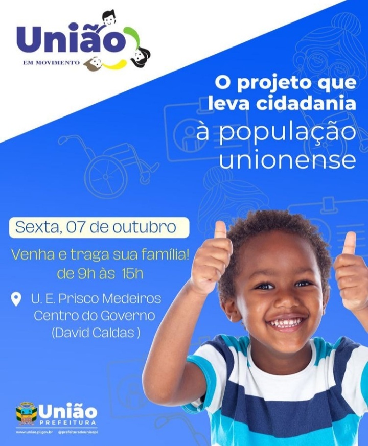 Foto divulgação: Prefeitura de União 