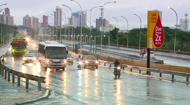Ponte da Frei Serafim em Teresina — Foto: Reprodução/TV Clube
