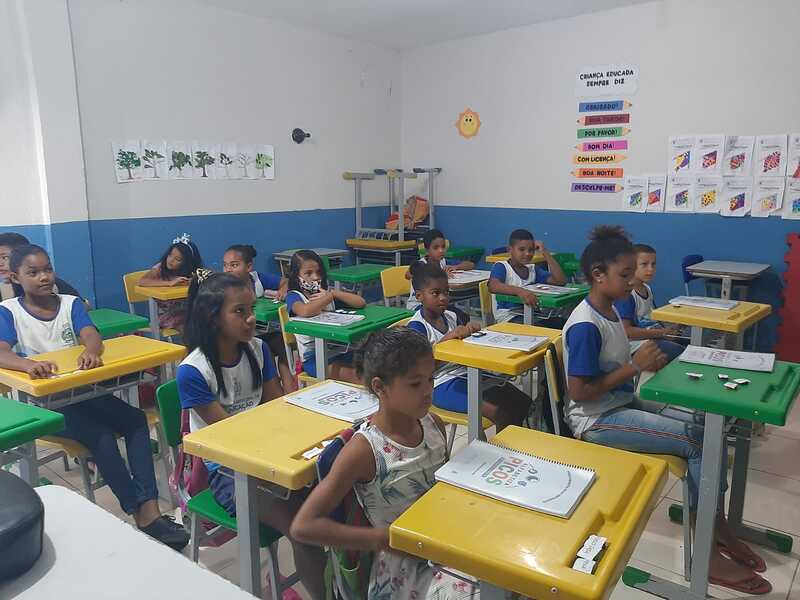 Alunos do Projeto Alfabetiza Picos (Foto: Maria Ivonete)
