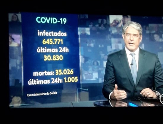 Foto capturada pela tv