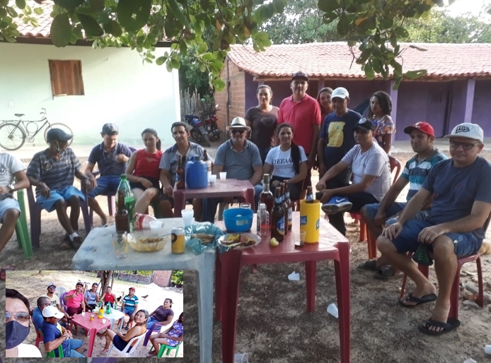 Churrasco em residencia de pré-candidato
