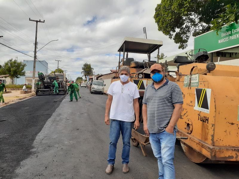 Foto: Vereador Everaldo Carvalho e o Secretário Municipal de Comunicação Chiquinho 