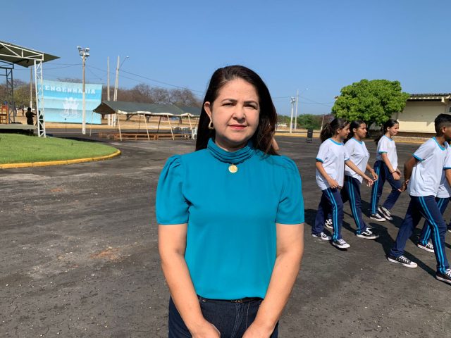  Noêmia Marques, Secretária de Educação (Foto: Júnior Sousa)