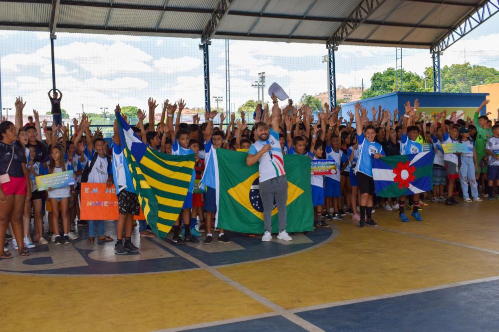 Mais de 900 alunos estão participando do JEMP (Foto: Rawena Sousa)