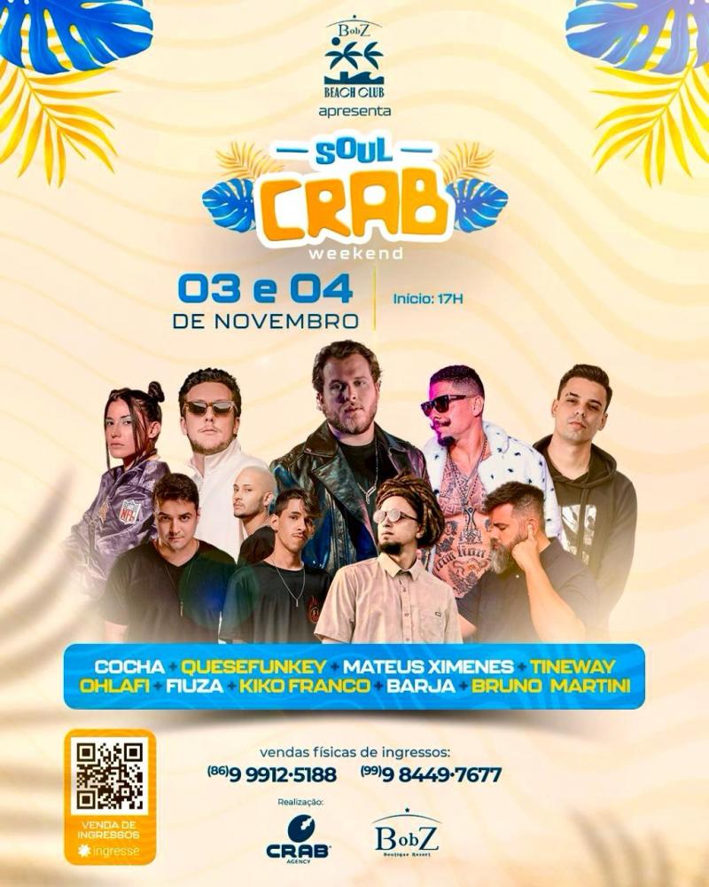 SOUL CRAB vai reunir os melhores DJs do Brasil 