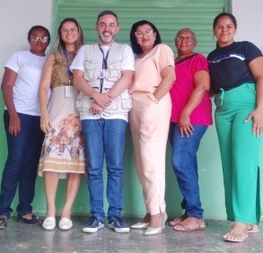 Professores de Picos durante formação no Assentamento Ambrósio em Geminiano (PI)