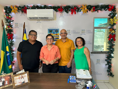 Prefeita Maninha recebe ex-prefeito Toinzinho