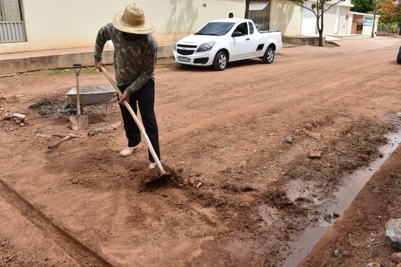 Obra visa sanar problemas nesta via (Foto: Maria Ivonete)