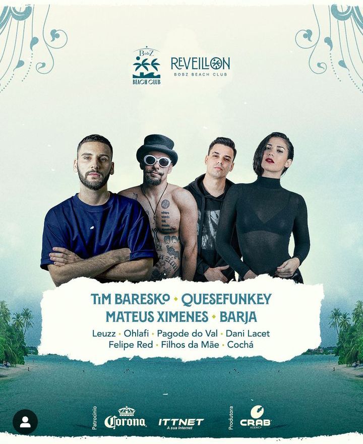 RÉVEILLON BOBZ BEACH CLUB na Barra Grande 