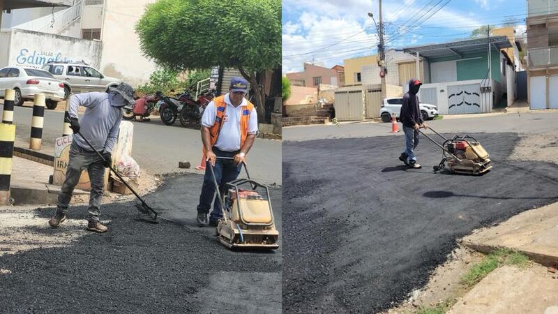 Operação contempla dois grandes bairros de Picos (Foto: Rawena Sousa)