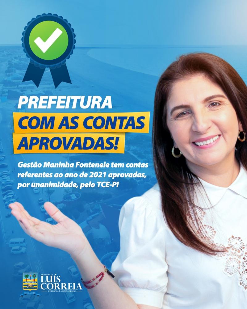 Prefeita Maninha tem contas aprovadas por unanimidade pelo TCE-Pi