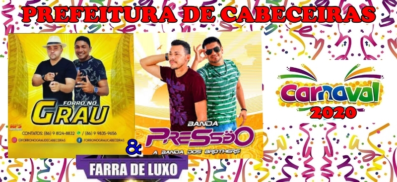 Atrações do Carnaval 2020