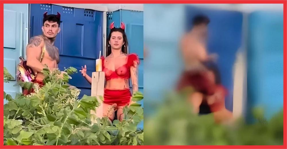 Influenciadora é flagrada fazendo sexo durante bloco de Carnaval na rua e dispara: “é uma coisa super comum”; Veja o vídeo