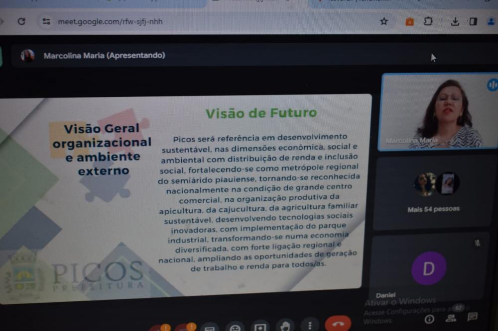 A audiência foi realizada de forma on-line pela plataforma, Google Meet.