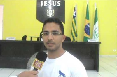 Vereador Marquinhos, ex-presidente da Câmara de Água Branca. 