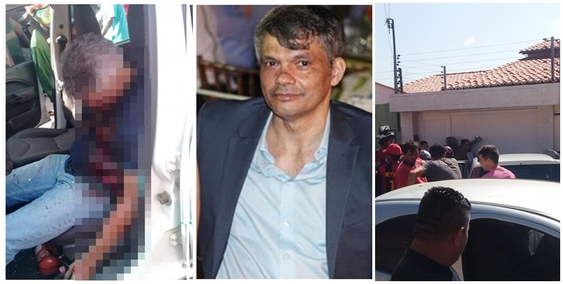 Empresário é morto a tiros.