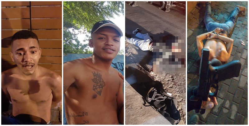 Bandidos roubam quiosque no Carvalho Super em Teresina; um preso, um morto e dois foragidos
