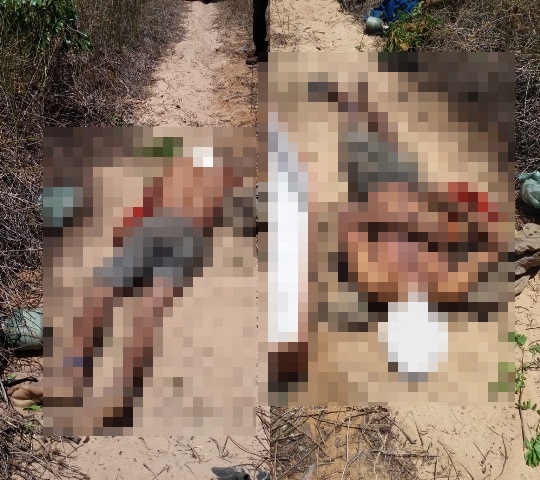 Vítima encontrada morta. (foto: MN)