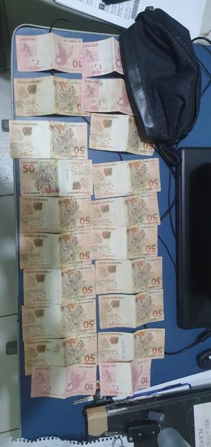Imagem de apreensão da PM. 