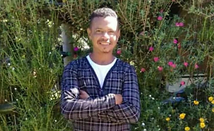 Jovem Adão, vítima do acidente
