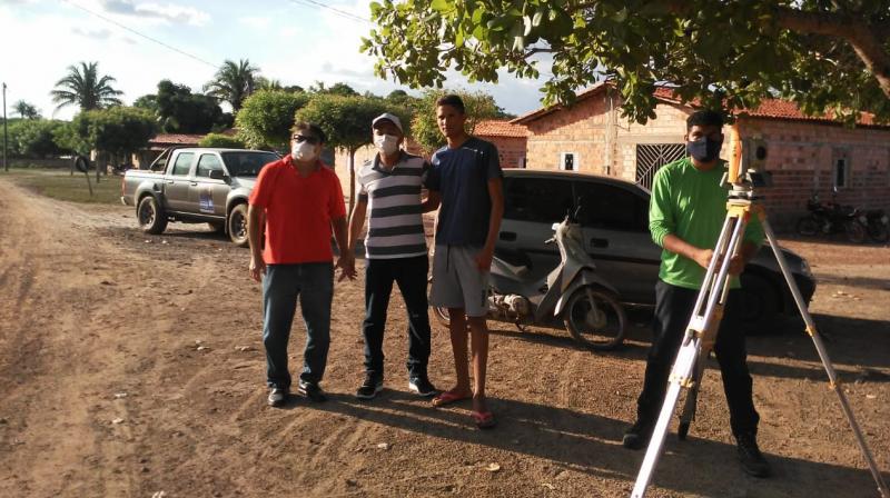 Topografia em Vaca Brava